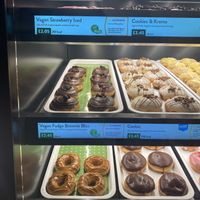 Vegan offerings. So shocked !  at Krispy Kreme in North West London