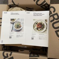 Meal kit  at Grubby in East London