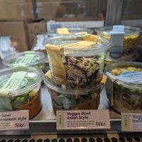 Thee vegan bowls at Espresso House - Kongens Nytorv in Copenhagen