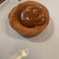 Caramel sweet, very tiny - 3€   at Espresso House - Kongens Nytorv in Copenhagen