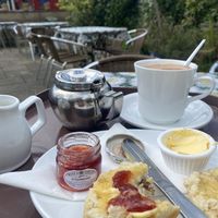 Vegan scone   at Pencil Cottage in Shanklin