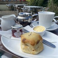 Vegan scone   at Pencil Cottage in Shanklin