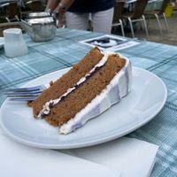 Blueberry cake at Pencil Cottage in Shanklin