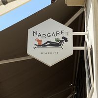 Insegna del locale  at MARGARET in Biarritz