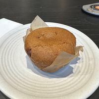 Banana and chocolate chip muffin    at Rad Radish in San Francisco
