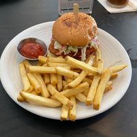 Spicy Crispy Chicken with Fries ($20) at Rad Radish in San Francisco