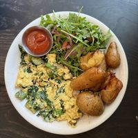 Veggie scramble  at Rad Radish in San Francisco