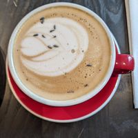 Lavender latte at Rad Radish in San Francisco