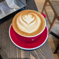 Latte at Rad Radish in San Francisco