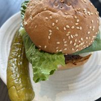 Vegan burger   at Rad Radish in San Francisco