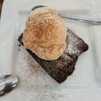vegetarian brownie at Big Island Brewhaus in Waimea