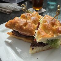 Falafel sandwich  at Big Island Brewhaus in Waimea