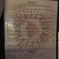 Vegan, vegetarian and gluten free clearly labeled  at Big Island Brewhaus in Waimea