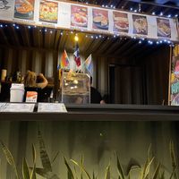The stall & menu above   at Food & Friends in Puerto Escondido