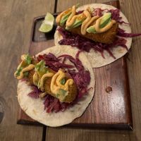 Tofu tacos at Food & Friends in Puerto Escondido