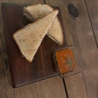 Grilled cheese at Food & Friends in Puerto Escondido