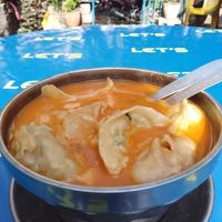 Momo soup at Sabal Khaja Ghar in Kathmandu