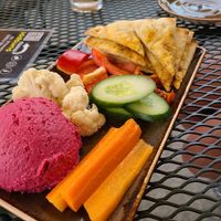 Hummus platter at Sunspot in Knoxville