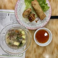 Soupe, nem et sac de bonheur végétaux   at NHU Y in Clermont-ferrand