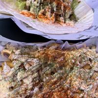 Vegan wrap & loaded fries  at Tito Alkmaar in Alkmaar