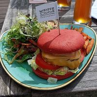 vegan Inselburger at Weisse Düne in Norderney