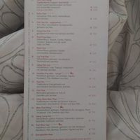 Speisekarte,    man kann bei allen Gerichten auch ohne Fleisch oder das Fleisch durch Tofu ersetzen at Ton Kun - Kiosk in Muehldorf