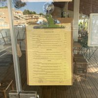 Menú  at Rosarito Cafe in L Hospitalet De L Infant