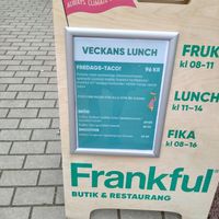 Lunch of the day at Vårt Kök in Malmo