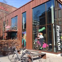 The restaurant outside at Vårt Kök in Malmo