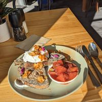 French toast at Momo Wholefood in Newcastle