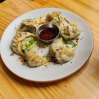Dumplings at Momo Wholefood in Newcastle