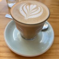 Oat latte   at Momo Wholefood in Newcastle