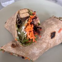 Tempeh wrap (gf option) $20  at Momo Wholefood in Newcastle