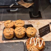 Coffee with some vegan options at Copenhagen Coffee Lab - Baixa in Lisbon