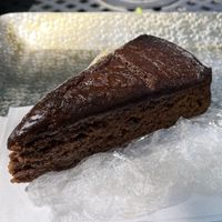 Black spiced cake, so good   at Natural Blend in Brooklyn