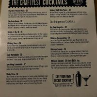 cocktails   at The River Brewery in Victoria Falls