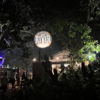 from the street  at The River Brewery in Victoria Falls