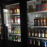 lots of drink selections, and cookie dough to go! at Green New American Vegetarian in Phoenix