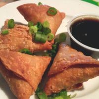 Samosas at Green New American Vegetarian in Phoenix