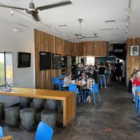 Interior! Everything is vegan, despite the name 😊 at Green New American Vegetarian in Phoenix