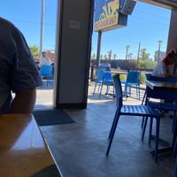 Outdoor patio at Green New American Vegetarian in Phoenix