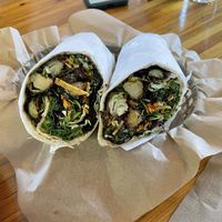 Dagobah salad turned wrap - amazing  at Green New American Vegetarian in Phoenix