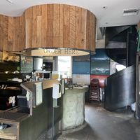 Inside snapshot- inside/outside seating  at Green New American Vegetarian in Phoenix
