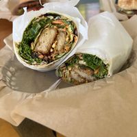 Chicken Peanut Wrap  at Green New American Vegetarian in Phoenix