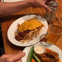 Chili Cheese Fries at Green New American Vegetarian in Phoenix