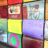 Super cute inside   at Green New American Vegetarian in Phoenix