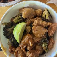 Green Tangerine noodle bowl  at Green New American Vegetarian in Phoenix