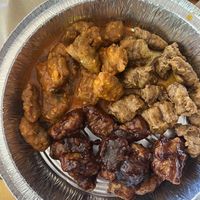 Wing platter-buffalo, honey jalapeño and espresso bbq    at Green New American Vegetarian in Phoenix