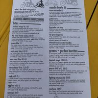 All menu items vegan ✅  at Green New American Vegetarian in Phoenix