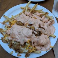 Animal style fries at Green New American Vegetarian in Phoenix